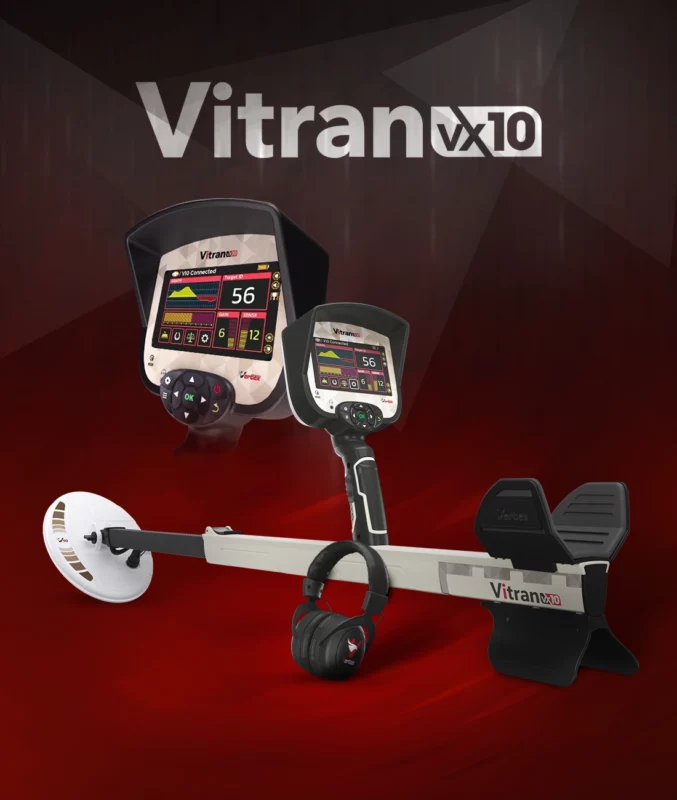 Vitran VX10 metal detector for gold - VERTEX Detectors