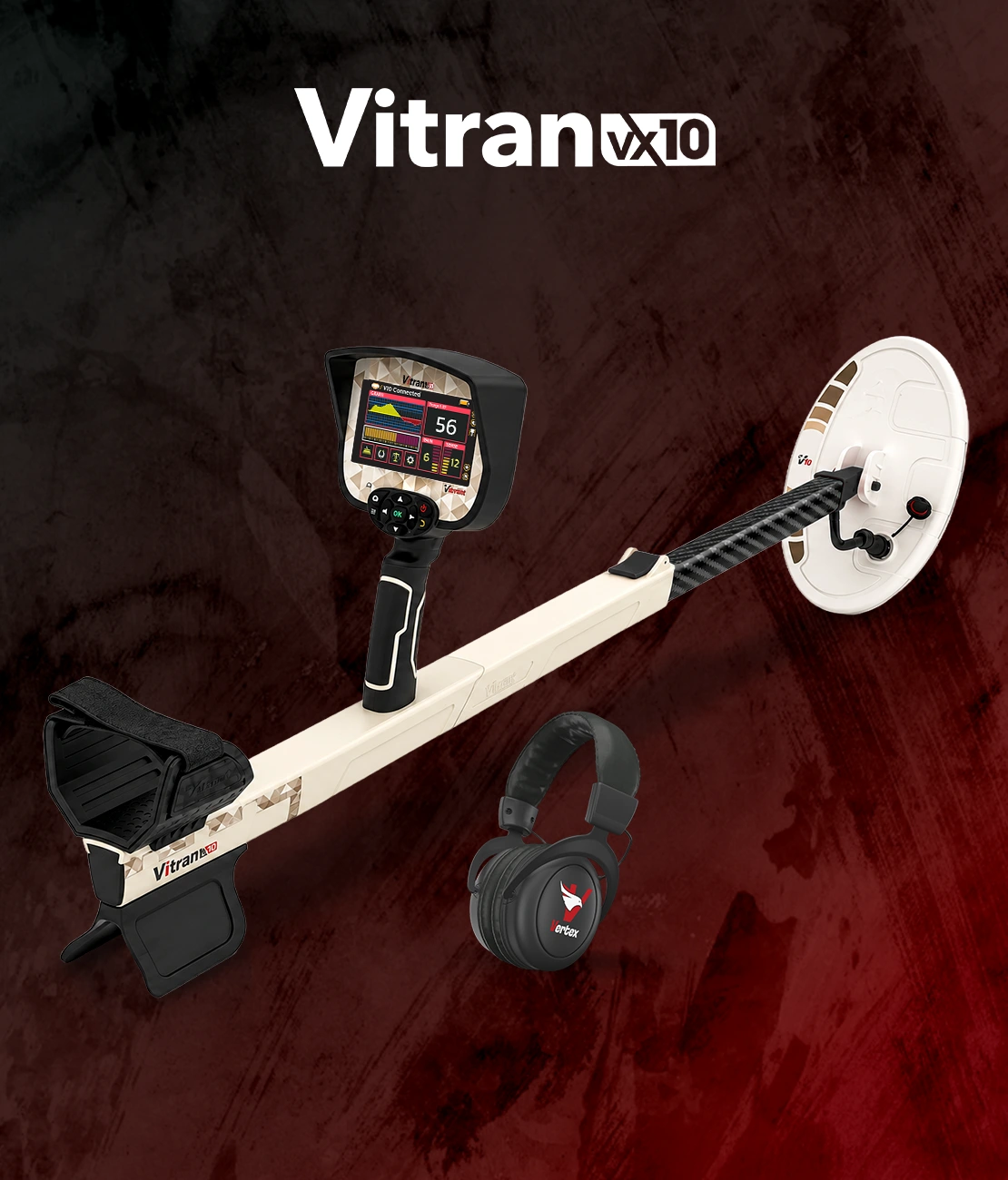 Vitran VX10 metal detector for gold - VERTEX Detectors