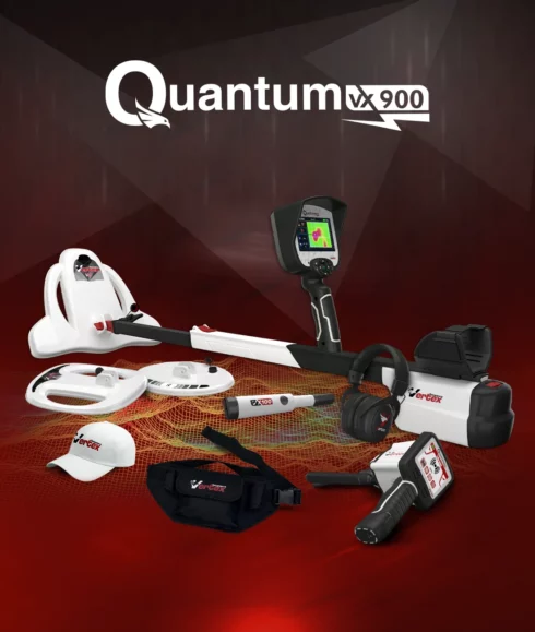 Quantum VX900 metal detector for gold
